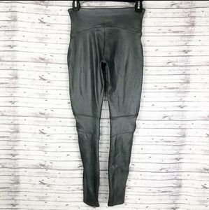 COPY - SPANX Faux Leather Moto Gunmetal Leggings NWT
